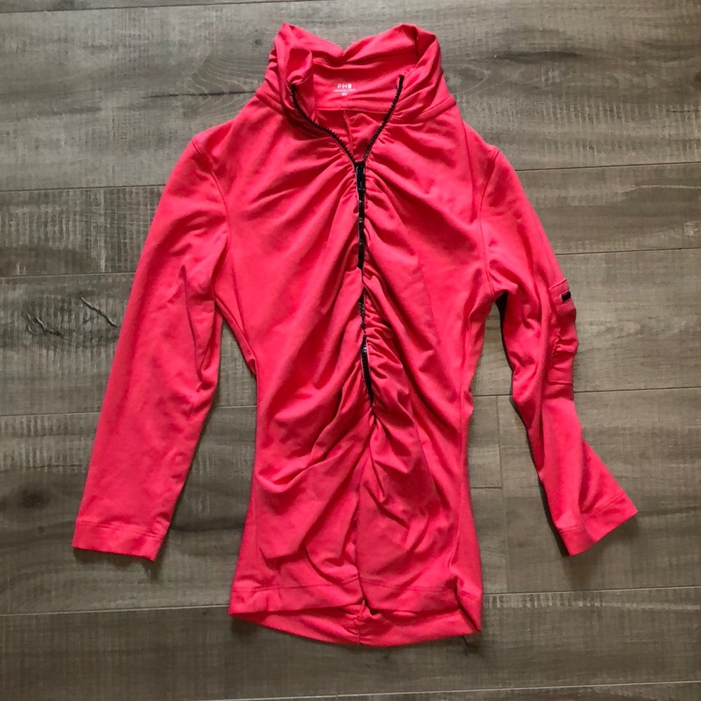 PH8 by Bebe sport jacket with ruched detail